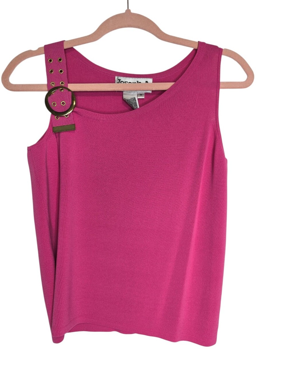 Joseph A. tank top with a metal buckle shoulder detail